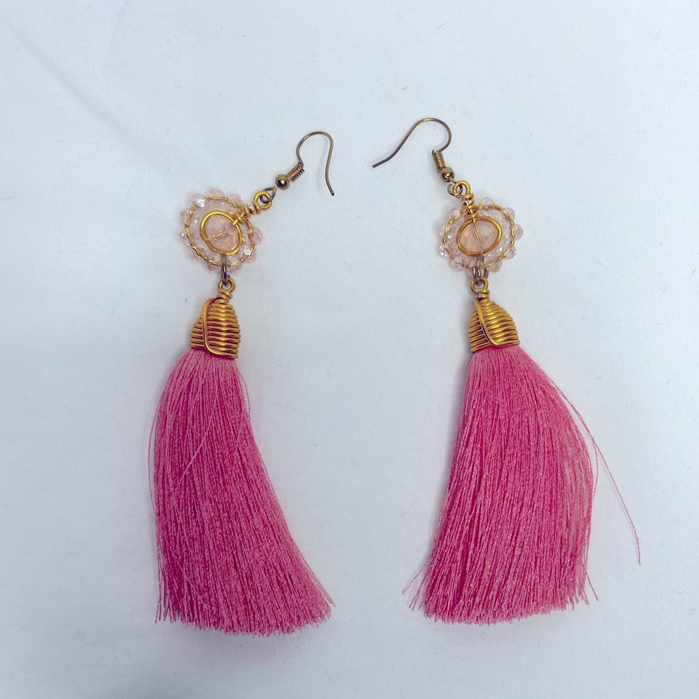 4.5” tassel earrings